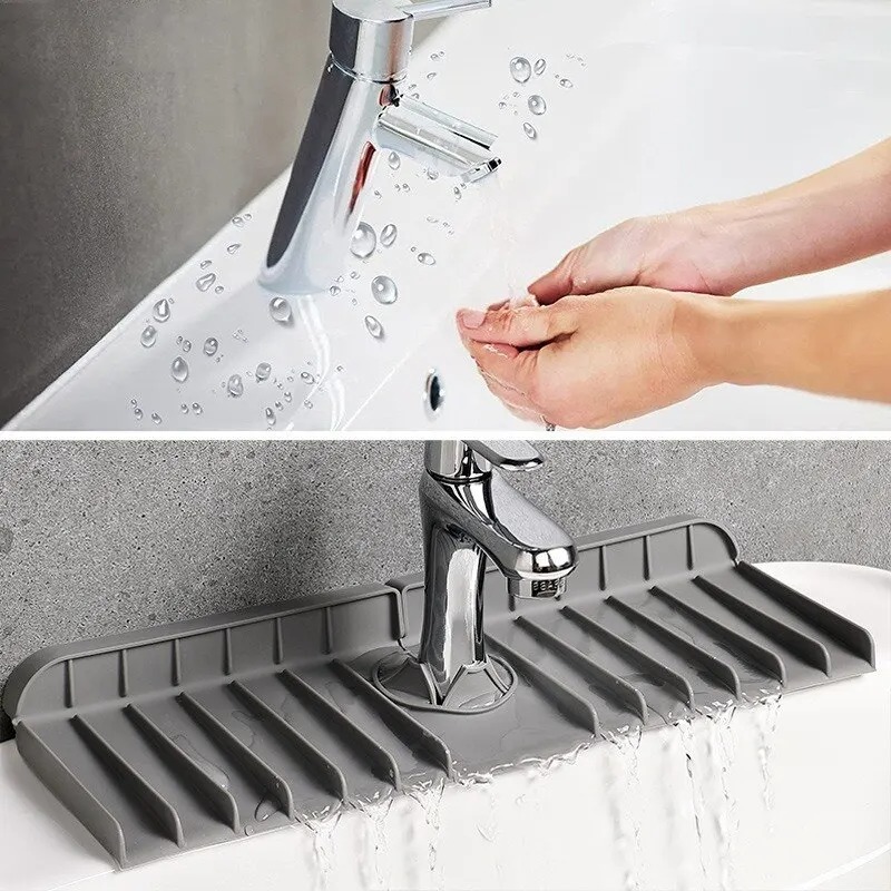 Silicone Faucet Mat Dish Soap  - Silicone Tap Washer review and price