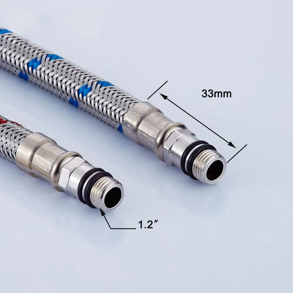G1/2 G3/8 G9/16 50cm 1 pair St - Flexible Hose Braided review and price