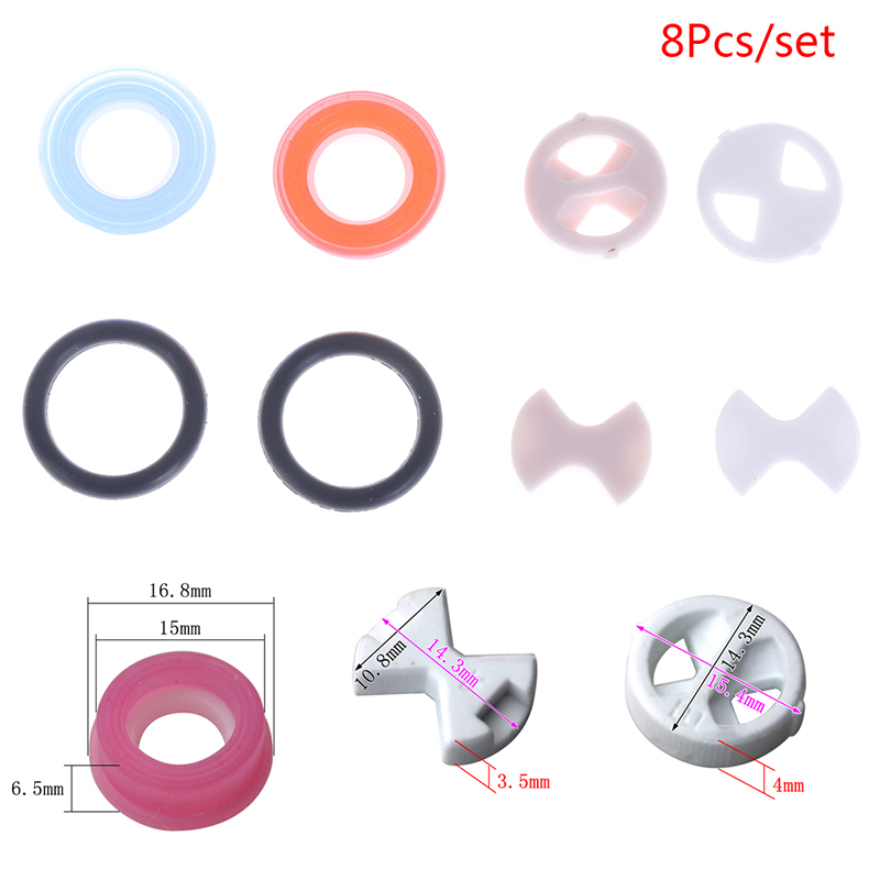 8Pcs Ceramic Disc Washer Set 1 - Silicone Tap Washer review and price