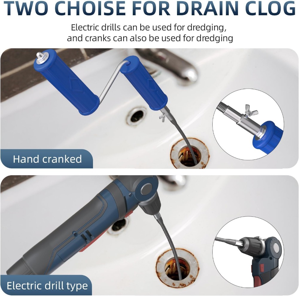 Drain Snake 16.4ft x 6mm Auto  - Drain Snake Flexible review and price